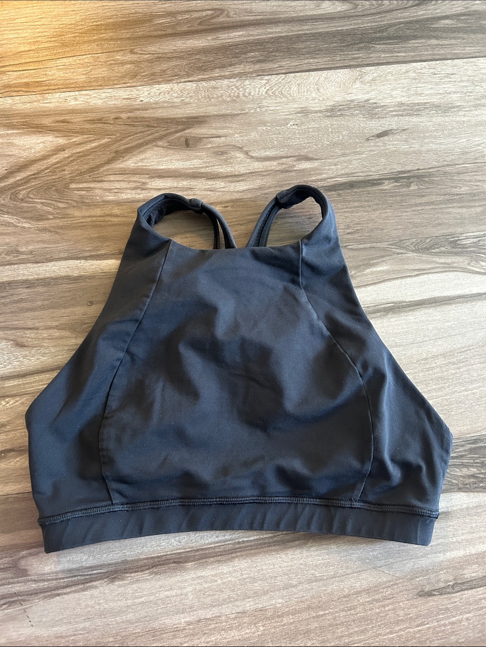 lululemon athletica Black High-Neck Sports Bra